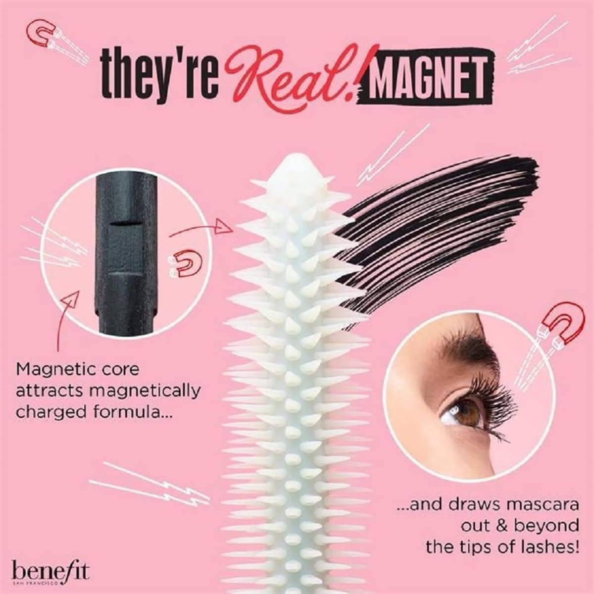 Benefit They’re Real! Magnet Full-size & Mini powerful lifting & lengthening mascara FESTIVE EDITION