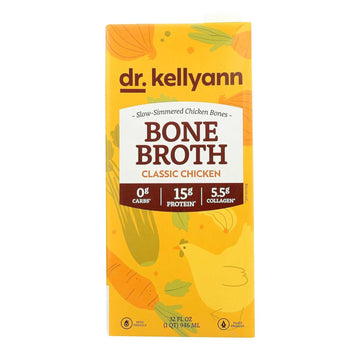 Dr. Kellyann Classic Chicken Bone Broth, 32 Fz