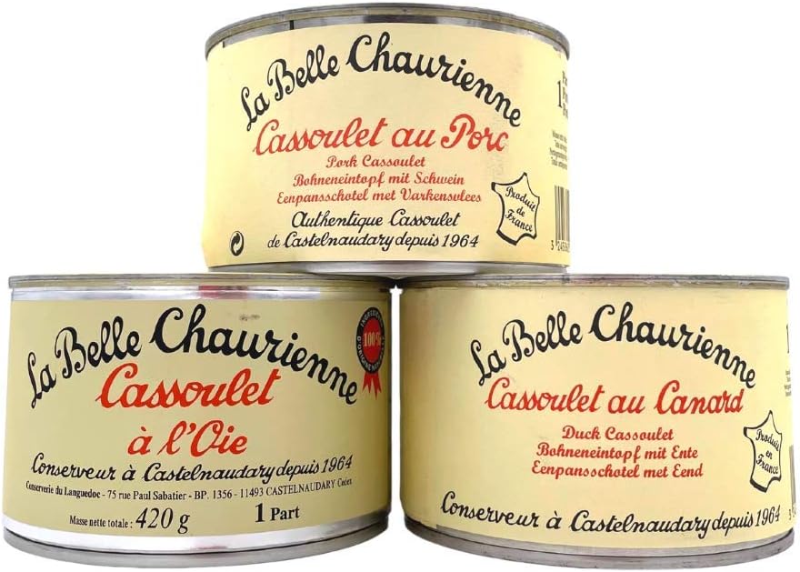 La Belle Chaurienne Cassoulet Trio 420G X 3 (Duck, Goose And Pork)