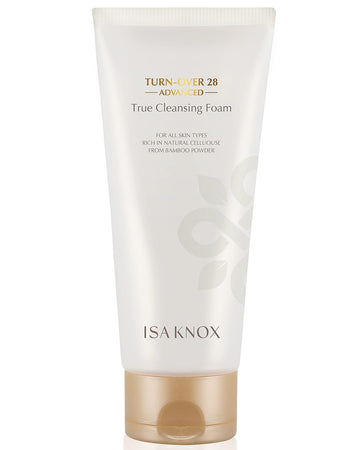 Isa Knox True Foaming Facial Cleanser (6.1Fl Oz) - Korean Skincare, Non-Drying Bubble Foam Face Wash, Pomegranate Vinegar, Natural Bamboo Cellulose