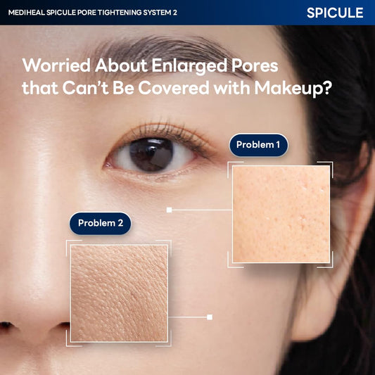 Mediheal Collagen Spicule 3000Ppm Intensive Serum – Micro Needle Serum For Pore Care, Soothing & Skin Texture Improvement, 2-Step,Collagen Spicule Ampoule And Gel Mask Set,Skin Booster,10Pcs