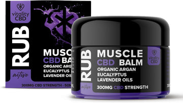 Vitality CBD Active Muscle Balm Rub 300 mg of CBD, 50 ml, NO THC : Amazon.co.uk: Health & Personal Care
