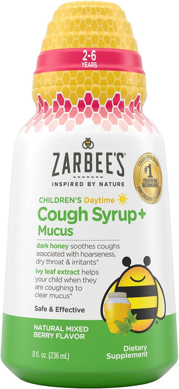 Zarbee'S Kid'S Cough + Mucus Day- 8Oz