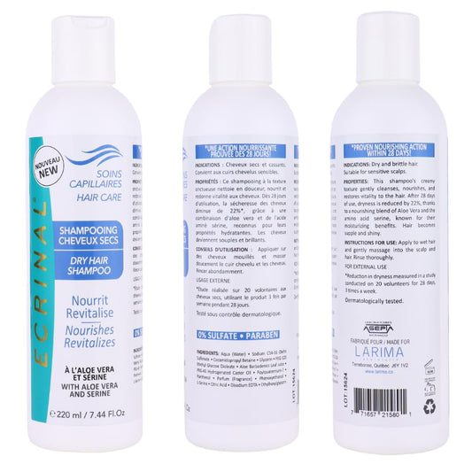Ecrinal Dry Hair Repair Shampoo 220Ml