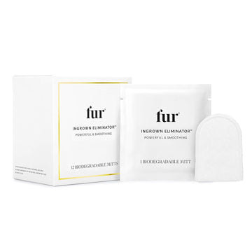 Fur Ingrown Eliminator- Post Hair Removal Care To Soothe Irritation And Eradicate Bumps - 12 Wipes