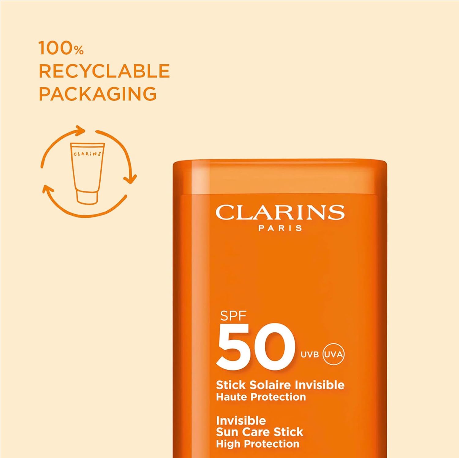 Clarins Invisible Sun Care Stick SPF50 High Protection 17g : Amazon.co.uk: Beauty