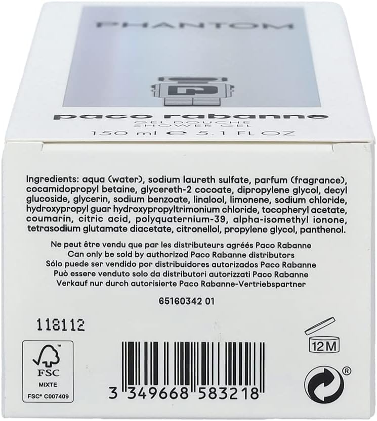 Paco Rabanne Shower Gel 150 Ml