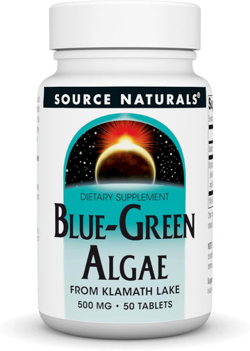 Source Naturals Blue-Green Algae From Klamath Lake* - 500 Mg - 50 Tablets