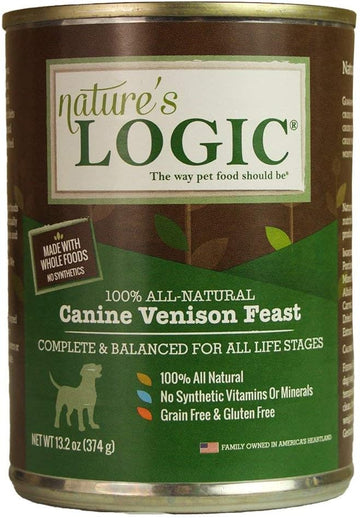 Natures Logic Nl00103 Venison Feast Wet Dog Food, One Size