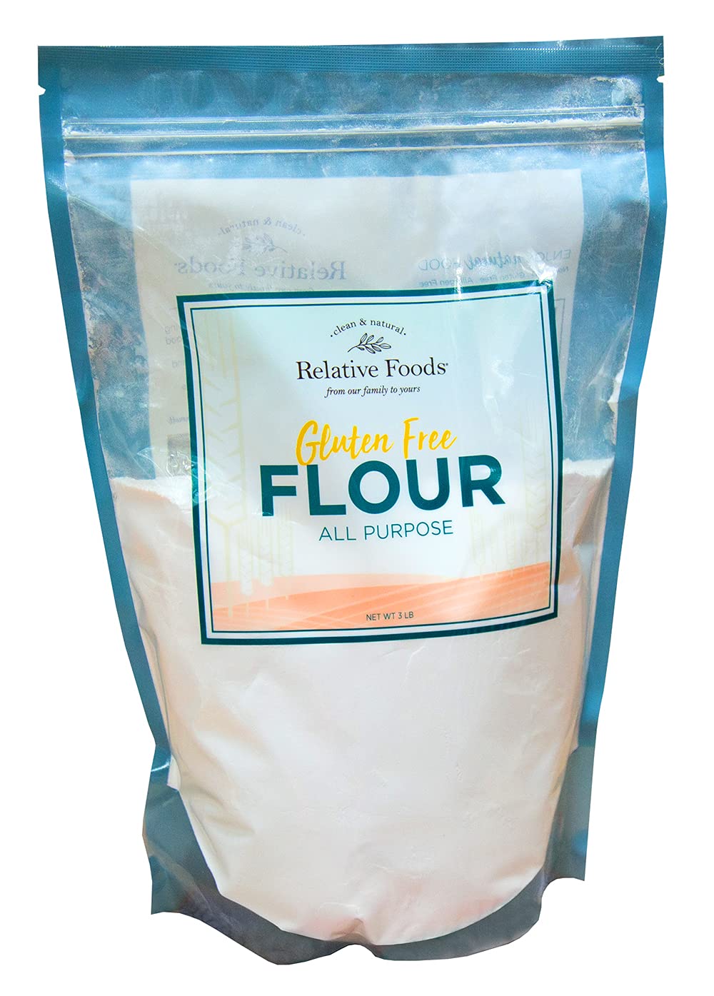 Relative Foods All Purpose Gluten Free Flour. 3 Pounds, Convenient Resealable Bag, Certified Gluten Free