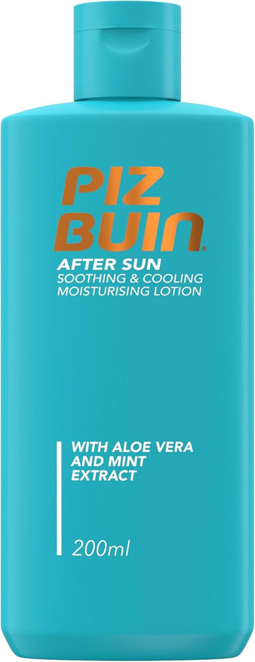 Piz Buin After Sun Soothing And Cooling Moisturising Lotion | With Aloe Vera | 200Ml (Pack Of 2)