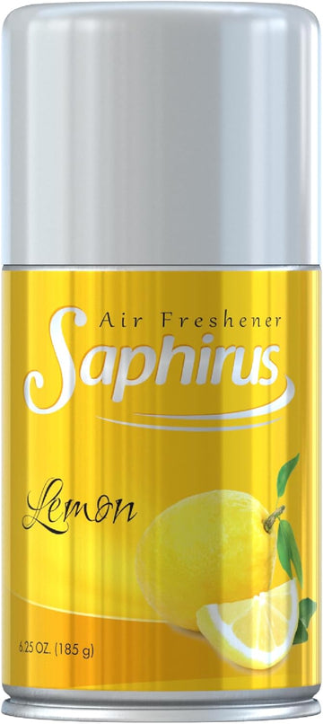 Air Freshener Aerosol, a great and magic fragrance for home, office, car, bathroom, and any room, Odor Eliminato Lemon - 6.25 FL.OZ