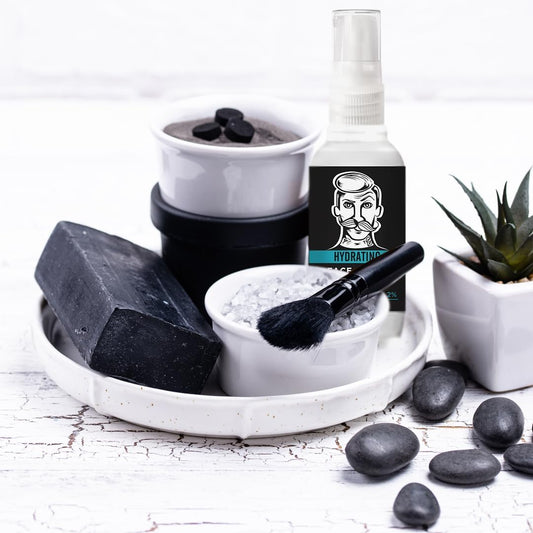 Barber Pro Hydrating Face Serum Mens Moisturiser Daily Face Cream & Antioxidant Hyaluronic Acid Deeply Hydrate & Replenish Natural Vegan Skincare Multi Award Winning Brand 30Ml