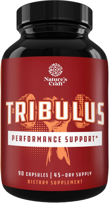 Tribulus Terrestris Extract Energy Booster - Tribulus Terrestris for Men and Women and Natural Pre Workout Supplement for Men and Women - Bodybuilding Supplements for Muscle Growth and Muscle Mass