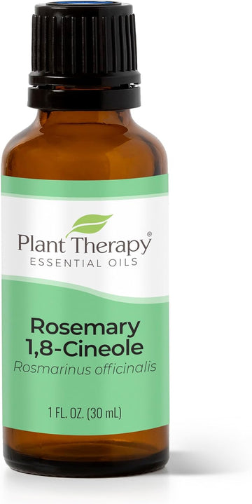 Plant Therapy Rosemary Essential Oil For Hair Growth, 100% Pure, Undiluted, Natural Aromatherapy For Diffuser & Rosemary Oil For Hair & Scalp, Therapeutic Grade 30 Ml (1 Oz)