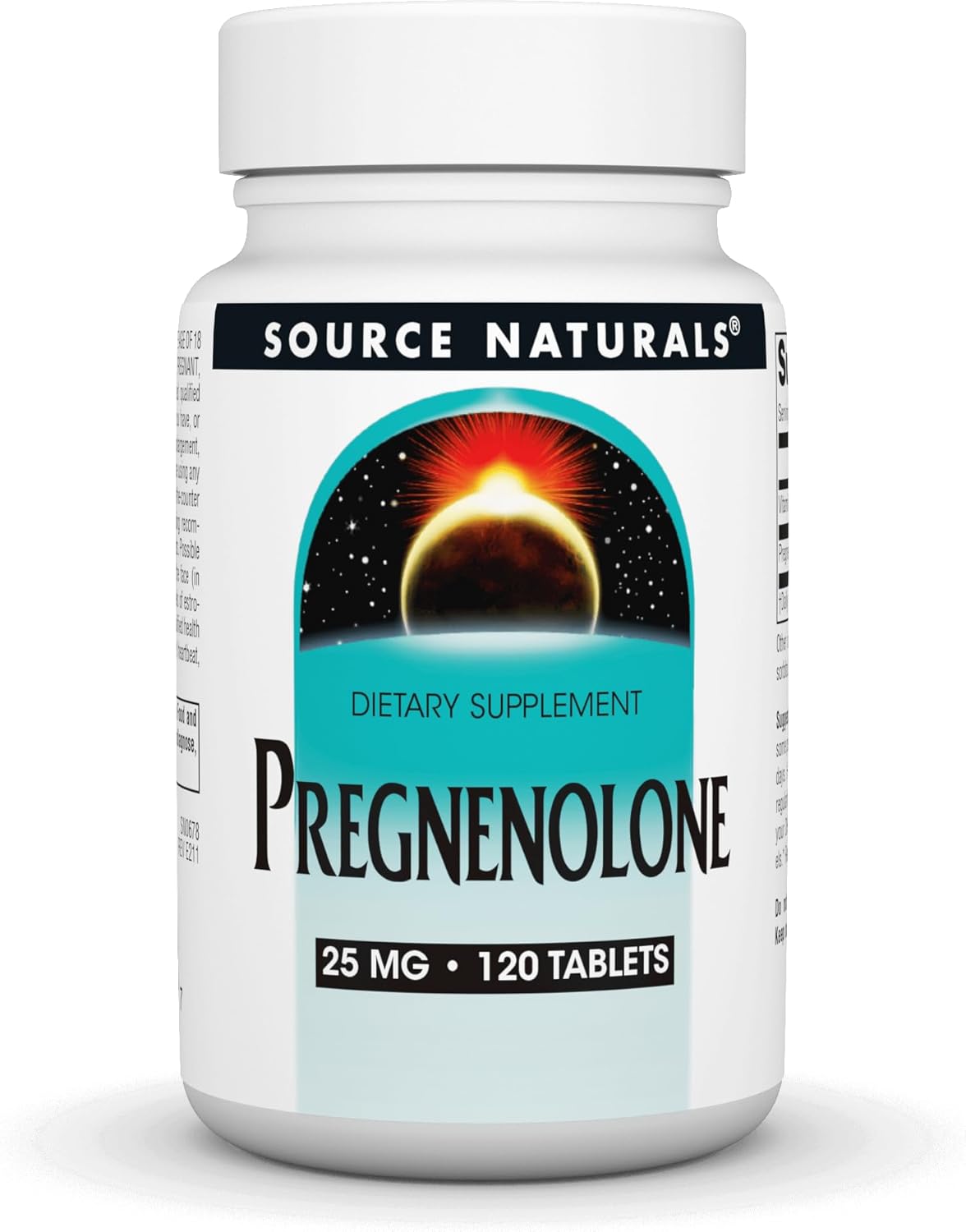 Source Naturals Pregnenolone 25Mg - 120 Tablets