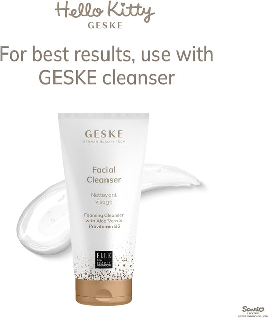 GESKE x Hello Kitty SmartAppGuided™ Sonic Thermo Facial Brush | 5 in 1 | skin cleansing | cleansing brush with thermal function | facial massager | electric facial brush | facial cleansing device : Amazon.co.uk: Beauty