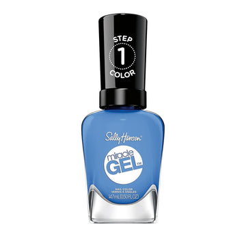 Sally Hansen Miracle Gel™, Oaseas, Long Lasting, Gel-Like Formula, No Uv Lamp Needed, Blue Nail Polish