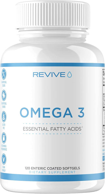 Revive MD | Omega 3 | Promotes The Digestion of Proteins, Fats, Starches & Fibers for Men and Women | Supports Gastric Acid Balance | Targeted Enzyme Support