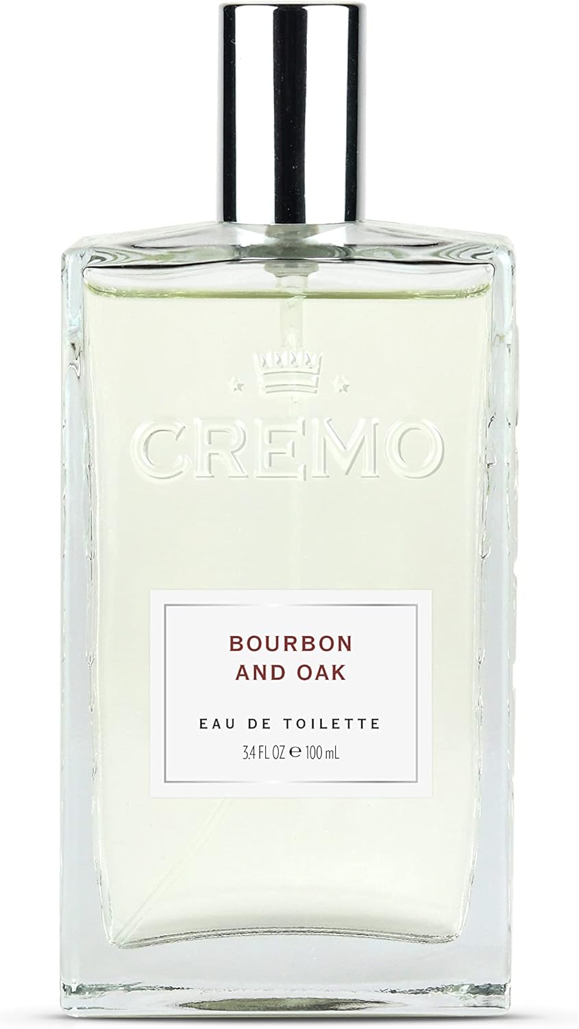 Cremo - Bourbon & Oak Eau De Toilette For Men - Spicy Fragrance - Spray 100Ml - Gift For Men