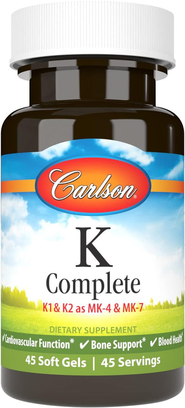 Carlson Labs K Complete Softgels, 90 Count