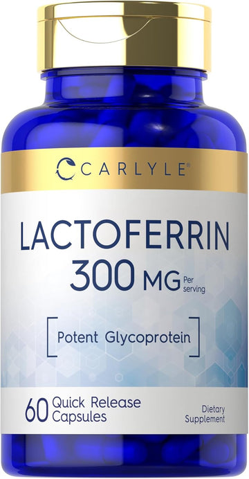 Carlyle Lactoferrin Supplement | 300Mg | 60 Capsules | Non-Gmo And Gluten Free