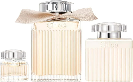 Chloe By Chloe For Women - 3 Pc Gift Set 3.3Oz Edp Spray, 0.16Oz Edp Splash (Mini), 3.4Oz Body Lotion