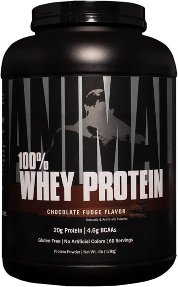 Animal 100% Whey Protein Powder ? Whey Blend for Pre- or Post-Workout,