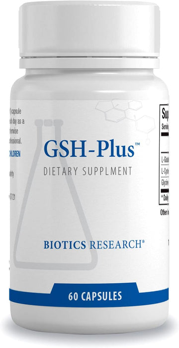 Biotics Research Gsh Plus 150 Milligrams Glutathione Plus Nac And Glycine, Strong Antioxidant, Supports Liver Health, Cellular Health 60 Capsules