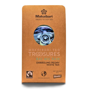 Makaibari Tea Treasures-Makaibari Darjeeling Tea Bai Mu Dan Darjeeling Peony White Tea, 25 G