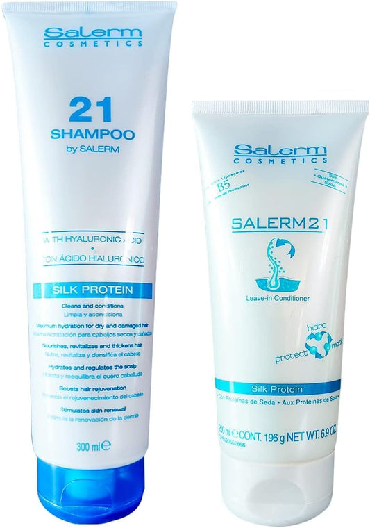 Salerm Pack Salerm 21 Repair Shampoo 300 Ml And Mask 200 Ml : Beauty & Personal Care