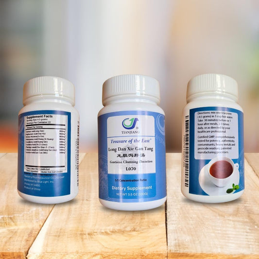 Gentiana Cleansing Decoction - Long Dan Xie Gan Tang (5:1 Concentrated Herbal Extract Granules, 100G)