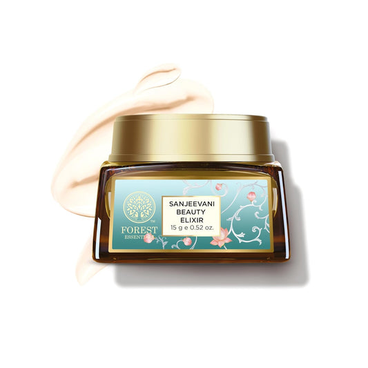 Forest Essentials Travel Size Advanced Sanjeevani Beauty Elixir 15G (Anti-Aging Day Cream)
