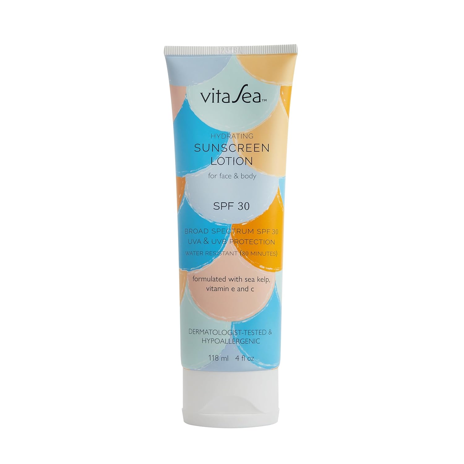 Noodle & Boo Vitasea Hydrating Sunscreen Lotion For Face And Body, Broad Spectrum Reef Friendly Sunscreen Spf 50 |Spf 30, Uva & Uvb Protection, Formulated With Sea Kelp, Vitamin E & C, 4 Fl Oz