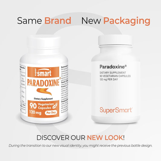 Supersmart - Paradoxine 120Mg Per Day - Grains Of Paradise Supplement (Aframomum Melegueta) With 6-Paradol | Non-Gmo & Gluten Free - 90 Vegetarian Capsules