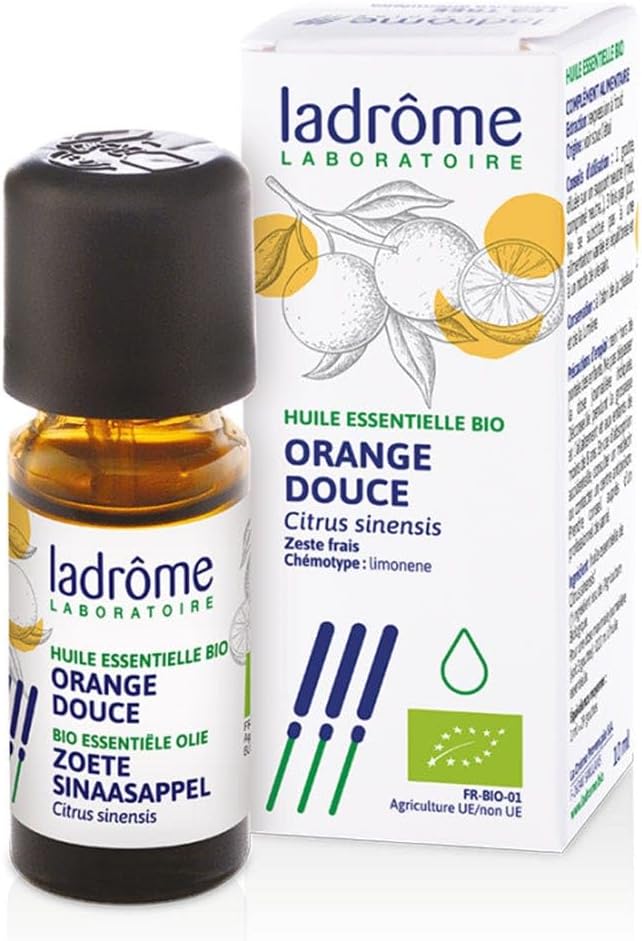 Ladrôme Organic Essential Oil Sweet Orange (Citrus Sinensis) 30Ml