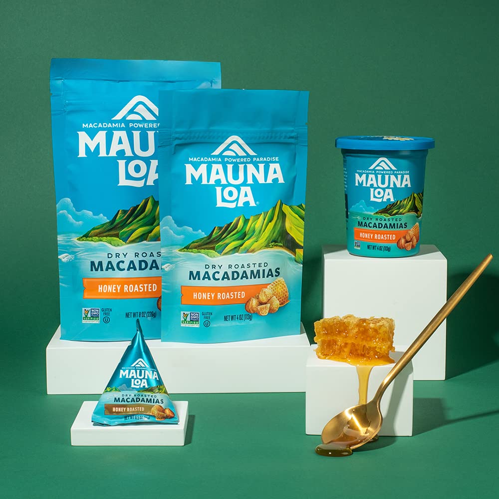 Mauna Loa Macadamia Nuts mini pack Honey roast taste Hawaii : Grocery & Gourmet Food