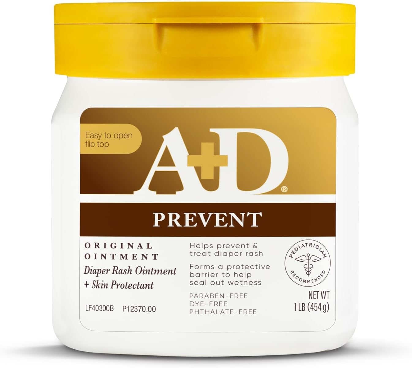 A+D Original Diaper Rash Ointment, Skin Protectant With Lanolin And Petrolatum, (Packaging May Vary) Cream 16 Ounce (Pack Of 1)