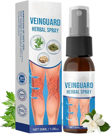 Veinguard Her-Bal Spray, 30Ml Natural Plant Vein Soothing Spray, Veinhealing Varicose Vein Treat-Ment For Legs, Improve Appearance For All Skin Types