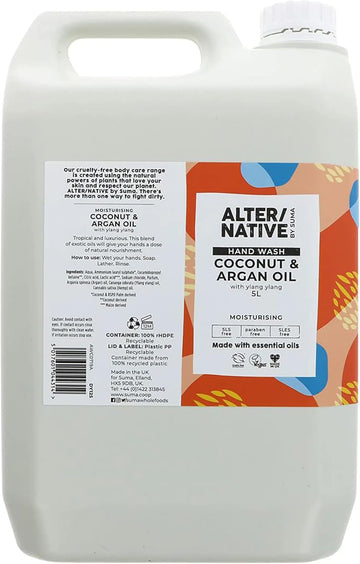 Alter/Native Coconut And Argan Hand Wash 5L
