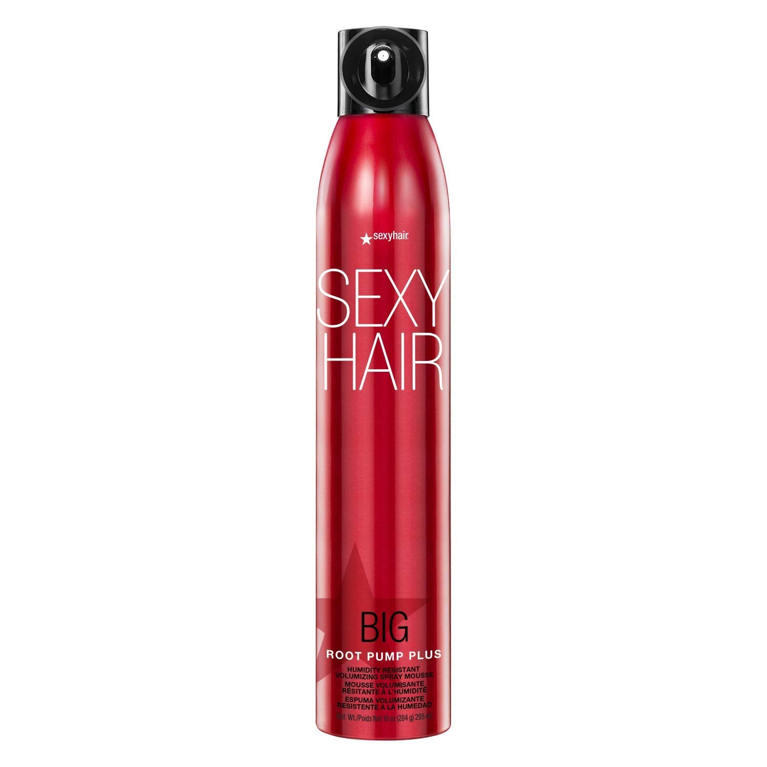 Sexyhair Big Root Pump Plus Volumizing Spray Mousse, 10 Oz | Volume With High Hold | Up To 72 Hour Humidity Resistance