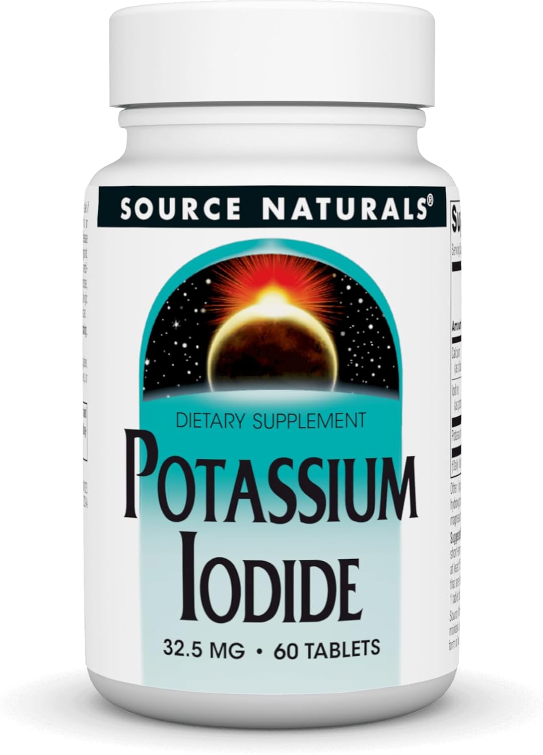 Source Naturals Potassium Iodide, 32.5 Mg - 60 Tablets