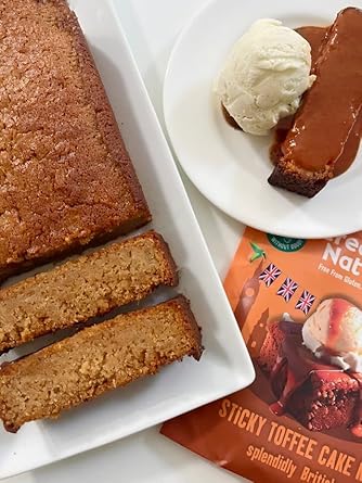 Creative Nature Sticky Toffee Pudding Mix | Healthy Cake Mix | Gluten Free, Nut Free, Dairy Free Baking Mix | Top 14 Allergen Free | 300g : Amazon.co.uk: Grocery