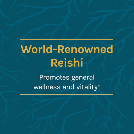 Host Defense, Reishi Mushroom Mycelium Powder, Supports Energy, Heart Health and Stress Response, Mushroom Supplement, Plain, 3.5  (Pack of 1)