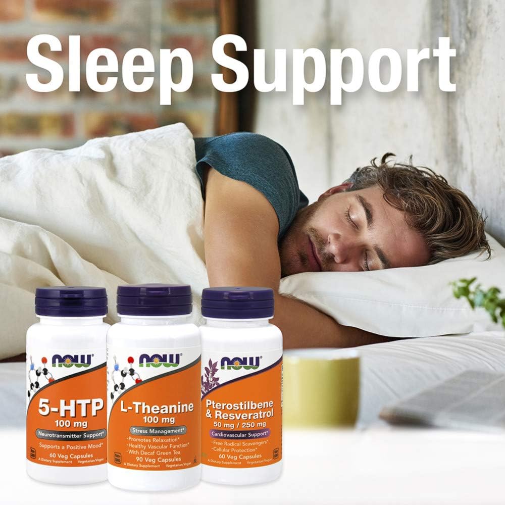 NOW Foods Supplements, 5-HTP (5-hydroxytryptophan) 50 mg, Neurotransmitter Support*, 180 Veg Capsules : Health & Household