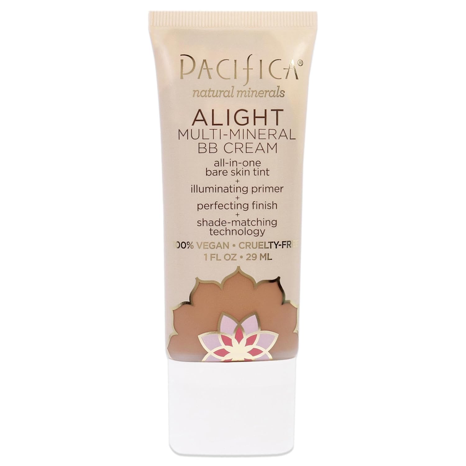 Pacifica Beauty, Alight Multi-Mineral BB Cream, 1 fl oz., Shade 03 Dark, 100% Vegan & Cruelty Free