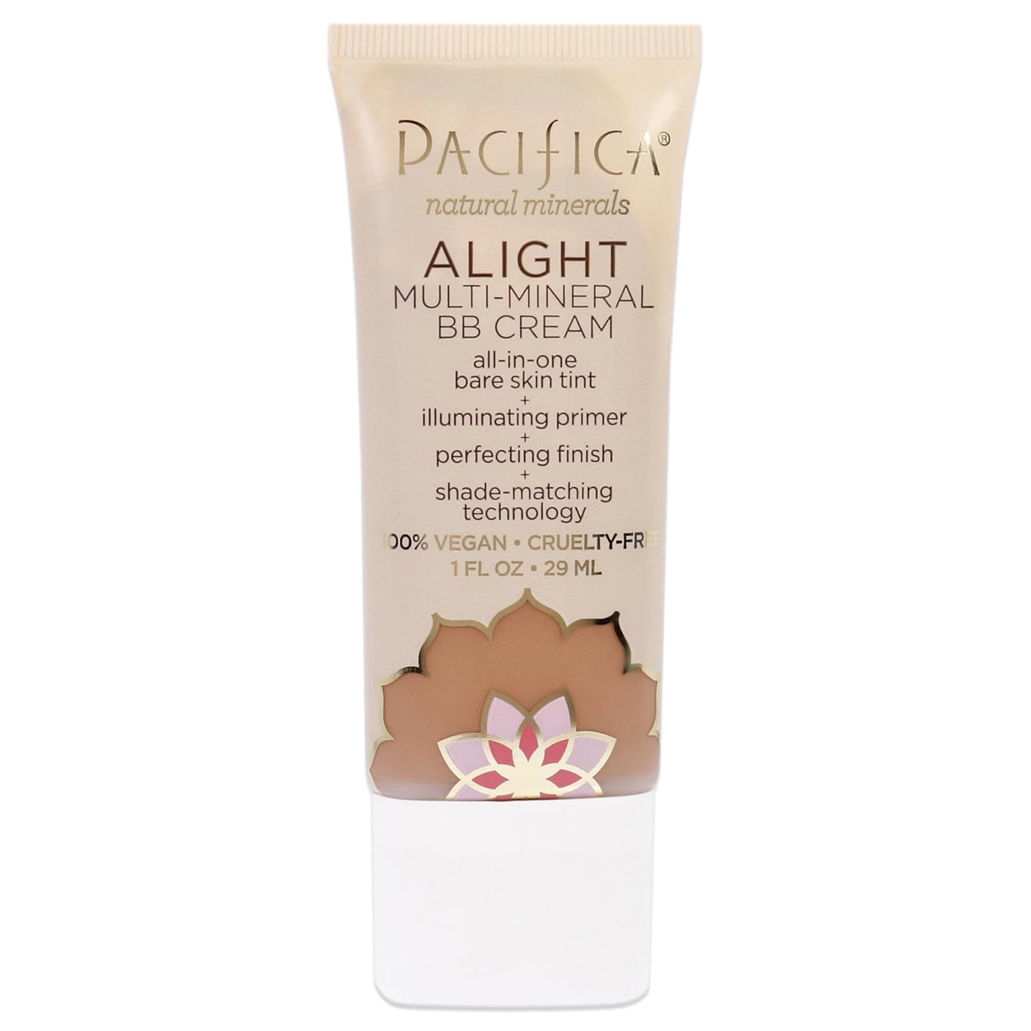 Pacifica Beauty, Alight Multi-Mineral Bb Cream, 1 Fl Oz., Shade 03 Dark, 100% Vegan & Cruelty Free