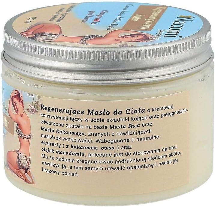 Nacomi Regenerating After Sun Creamy Body Butter Cocoa And Shea Butter 150Ml