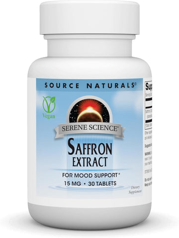 Source Naturals Serene Science Saffron Extract, For Mood Support* - 30 Tablets