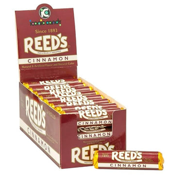 Reed’s Cinnamon Candy Rolls | Traditional Cinnamon Hard Candy | Reed’s Classic Spiced Hard Cinnamon Candy Brought To You By Iconic Candy | 24 Count